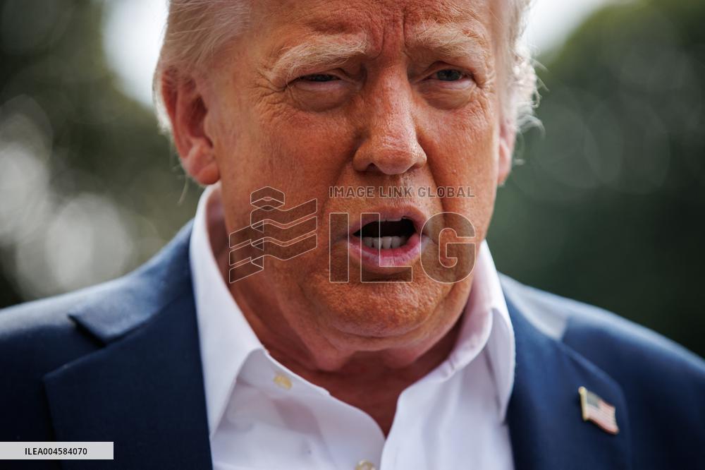 President and First Lady Trump Depart the White House - Washington