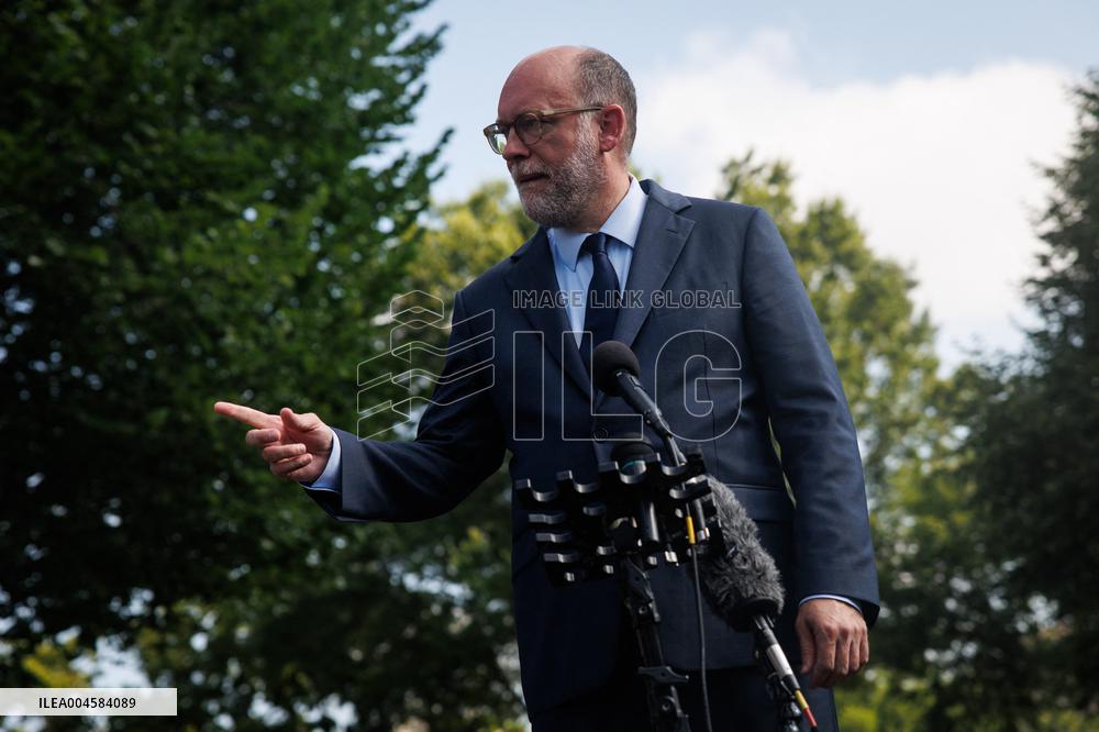 DC: OPM Director Russell Vought Speaks to Reporters