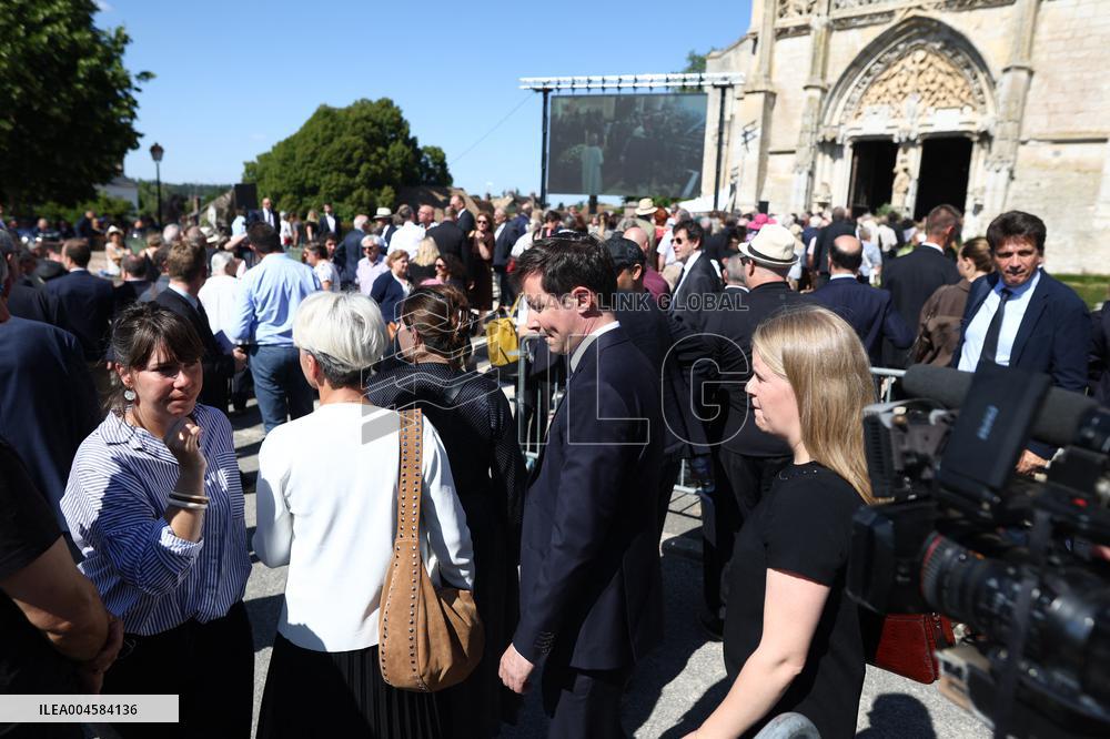 Olivier Marleix Funeral - Anet