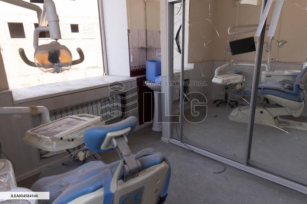 Aftermath Of Russian Drone Strike - Ukraine