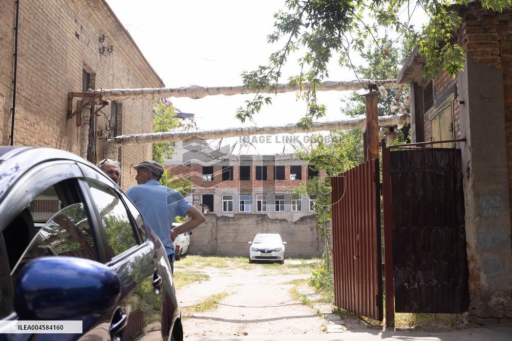 Aftermath Of Russian Drone Strike - Ukraine