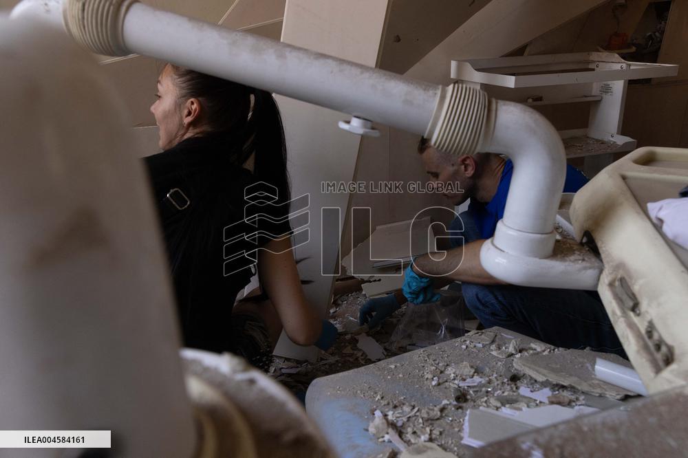 Aftermath Of Russian Drone Strike - Ukraine