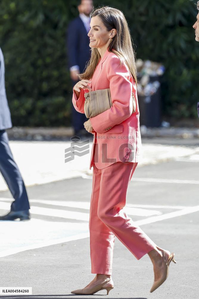 Queen Letizia At AECID - Madrid