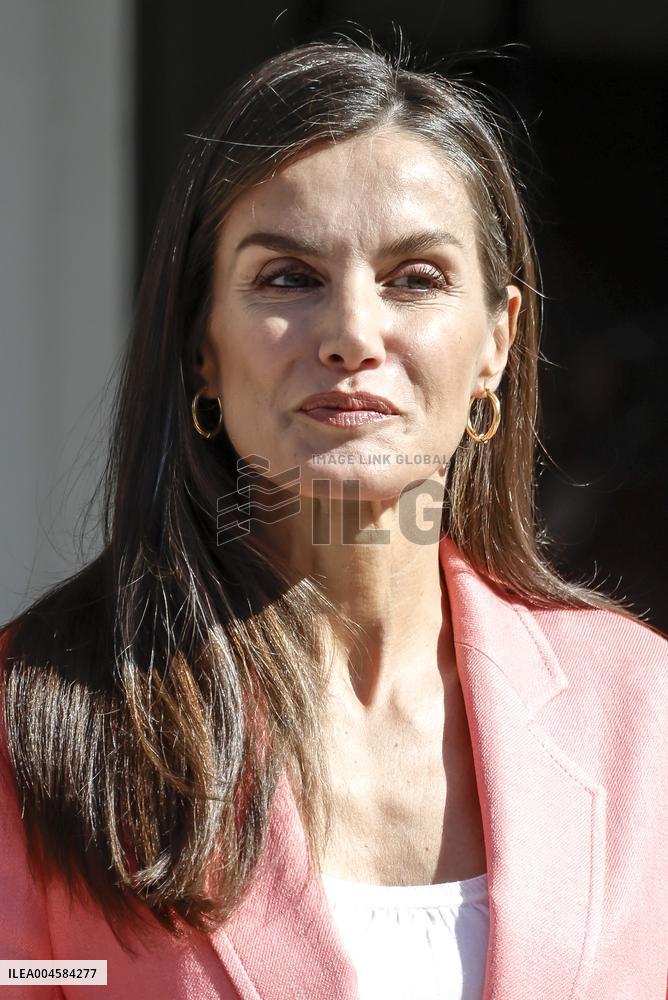 Queen Letizia At AECID - Madrid