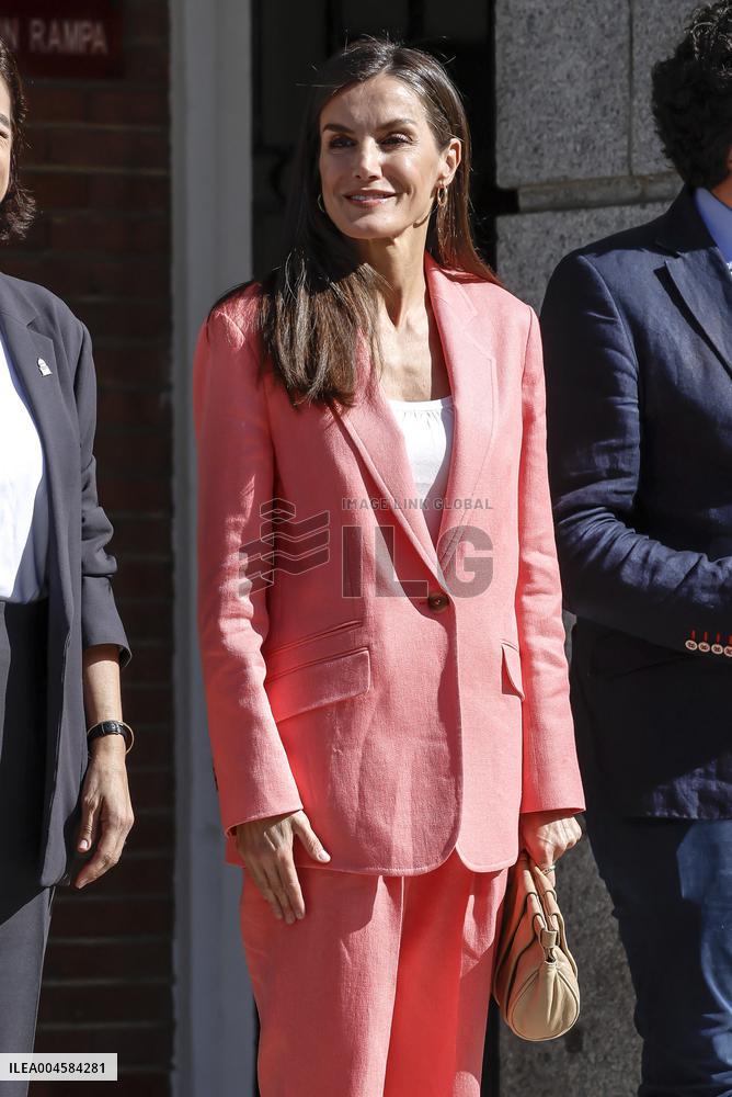 Queen Letizia At AECID - Madrid