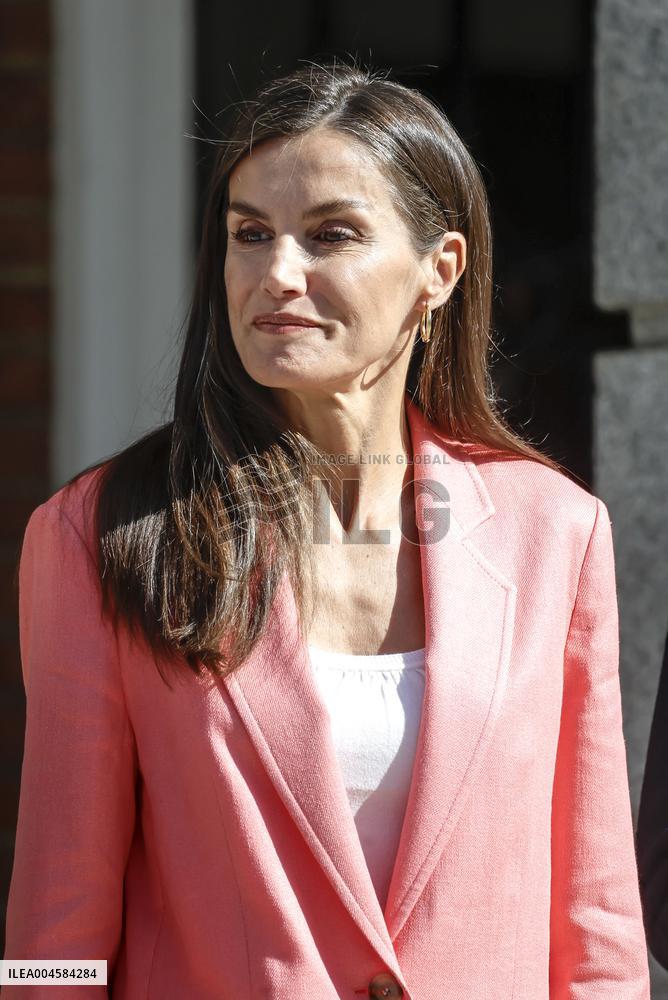 Queen Letizia At AECID - Madrid