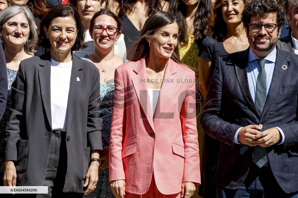Queen Letizia At AECID - Madrid