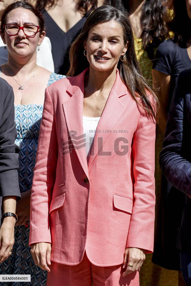 Queen Letizia At AECID - Madrid