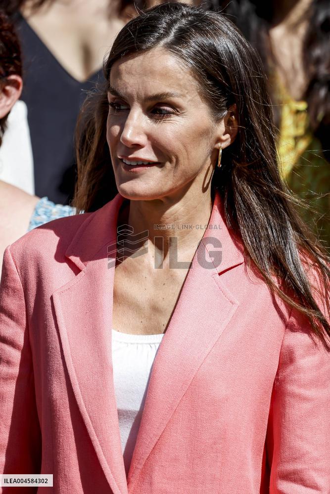 Queen Letizia At AECID - Madrid