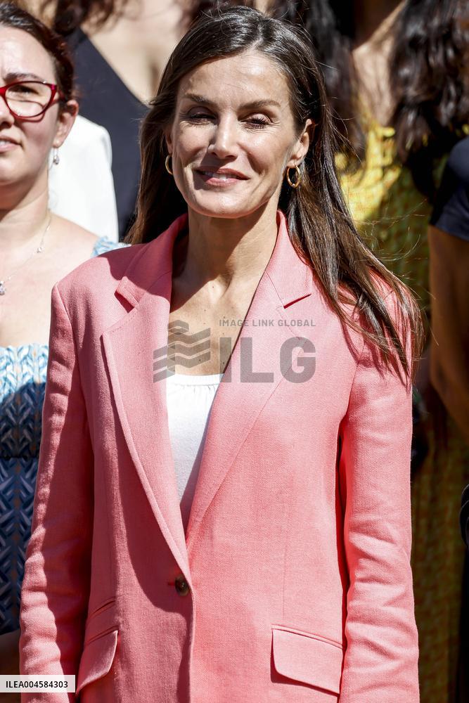 Queen Letizia At AECID - Madrid