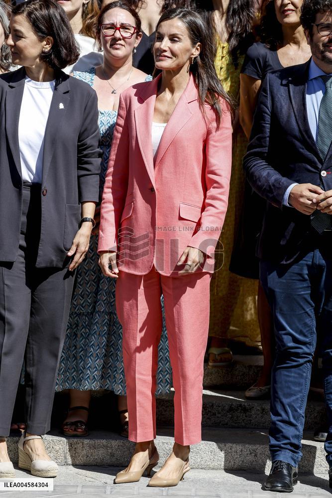 Queen Letizia At AECID - Madrid