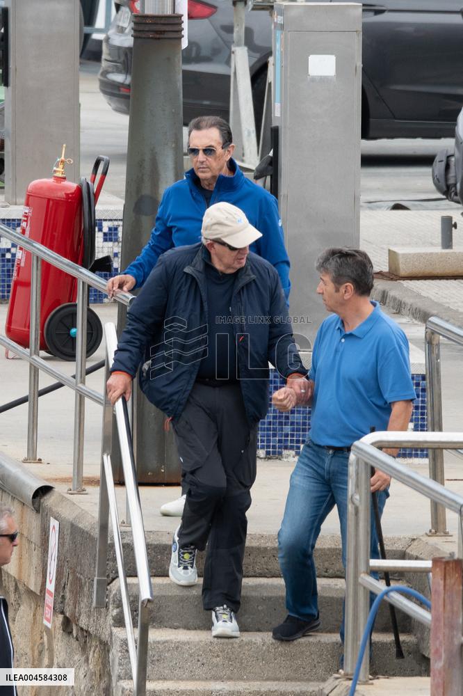 King Juan Carlos Goes Sailing With Pedro Campos - Spain