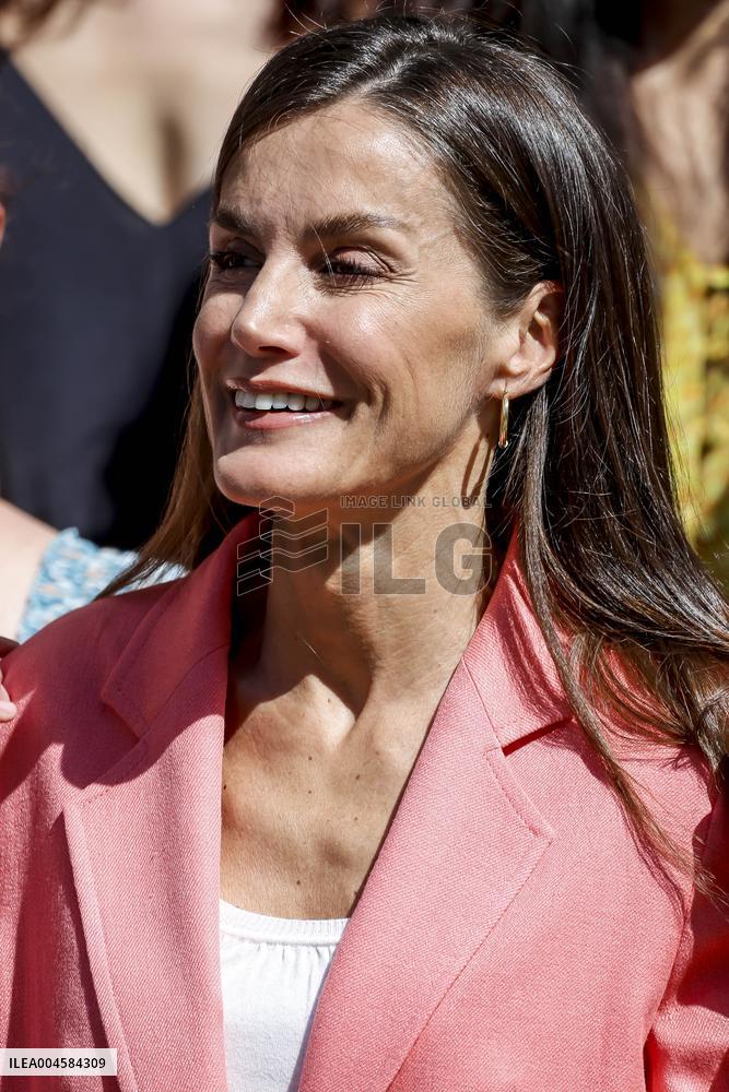 Queen Letizia At AECID - Madrid