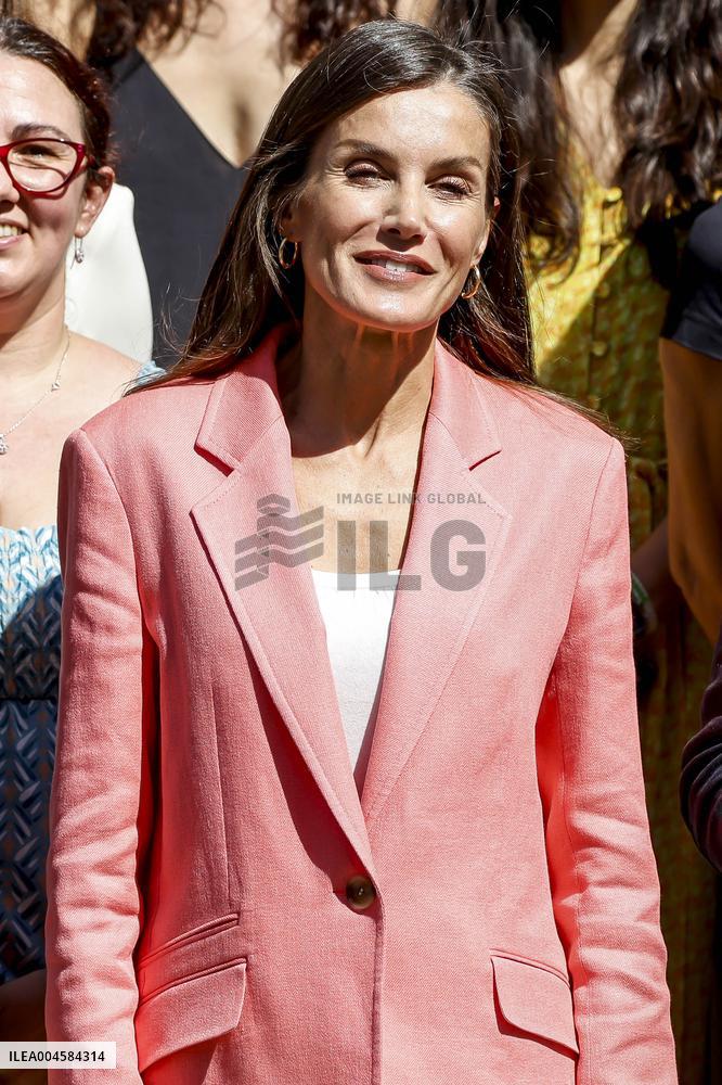 Queen Letizia At AECID - Madrid