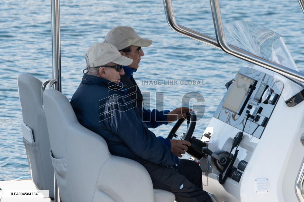 King Juan Carlos Goes Sailing With Pedro Campos - Spain