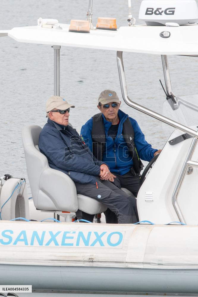 King Juan Carlos Goes Sailing With Pedro Campos - Spain