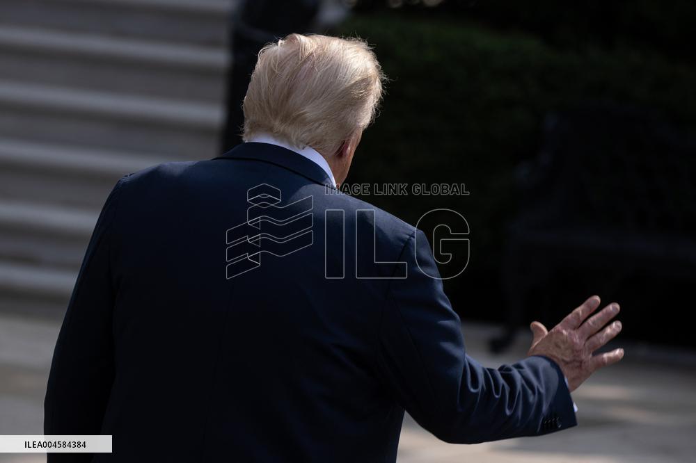 President Trump And Wife Depart White House For Texas - Washington