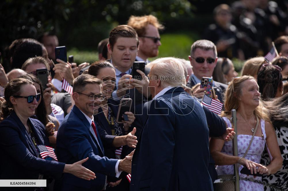 President Trump And Wife Depart White House For Texas - Washington