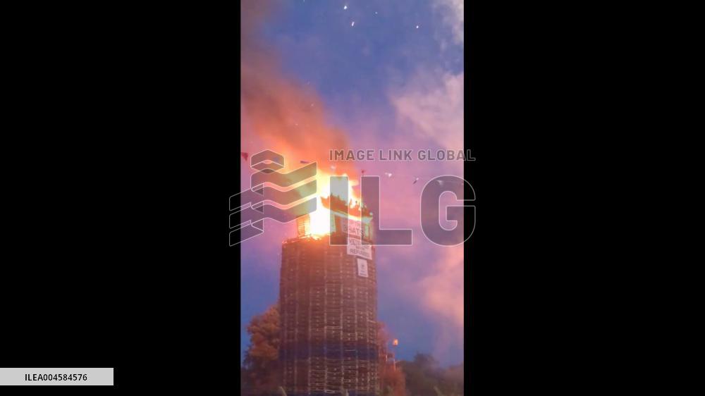 UK: Contentious Moygashel Bonfire Display Sparks Police Investigation