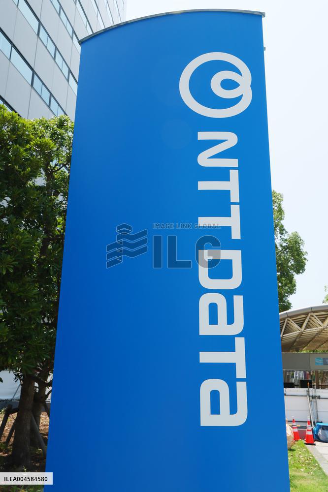 NTT Data signage and logo