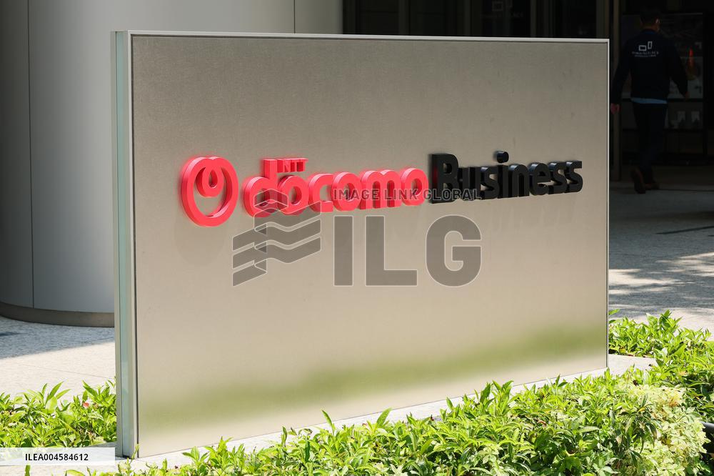NTT Docomo Business signage and logo
