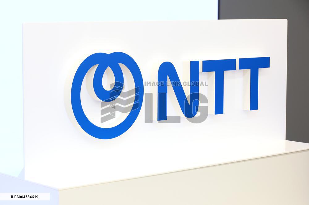 NTT signage and logo