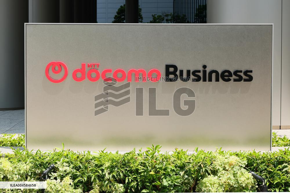 NTT Docomo Business signage and logo