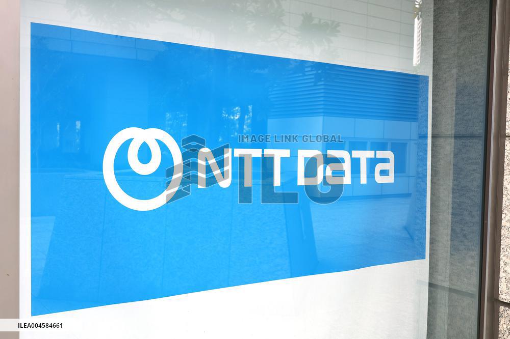 NTT Data signage and logo