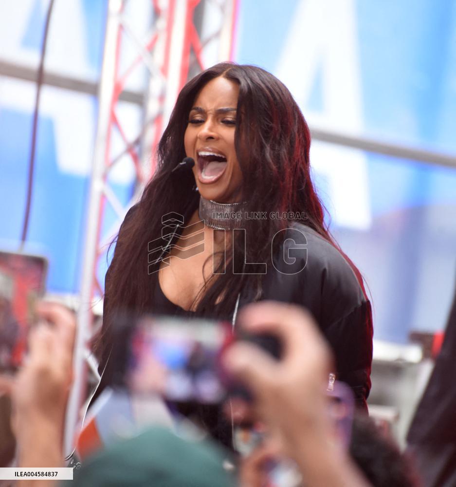 Ciara Performs On NBC's Today - NYC