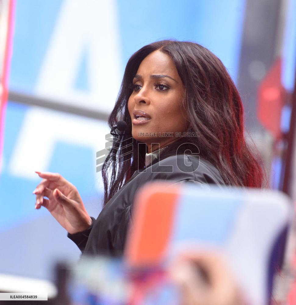 Ciara Performs On NBC's Today - NYC