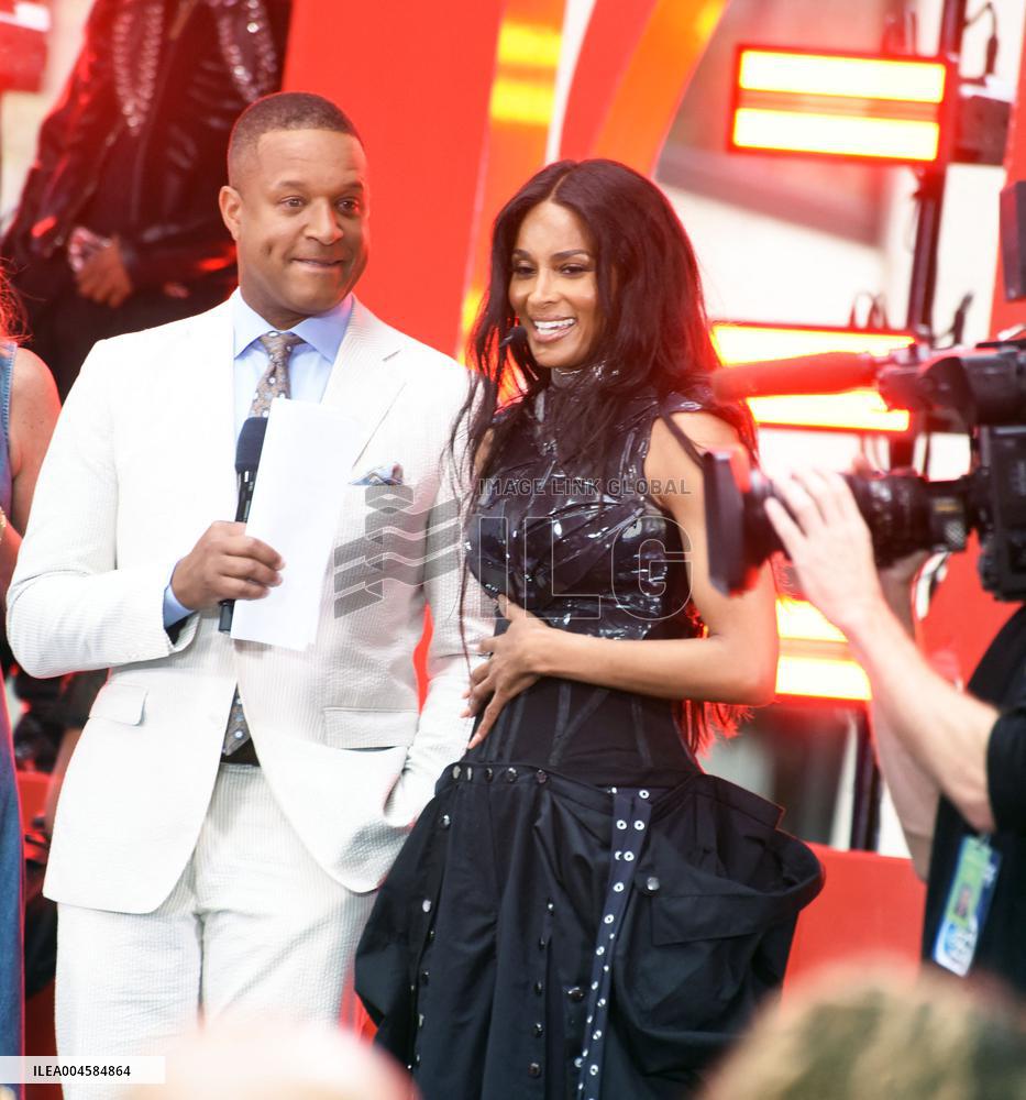 Ciara Performs On NBC's Today - NYC