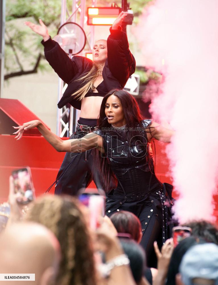 Ciara Performs On NBC's Today - NYC