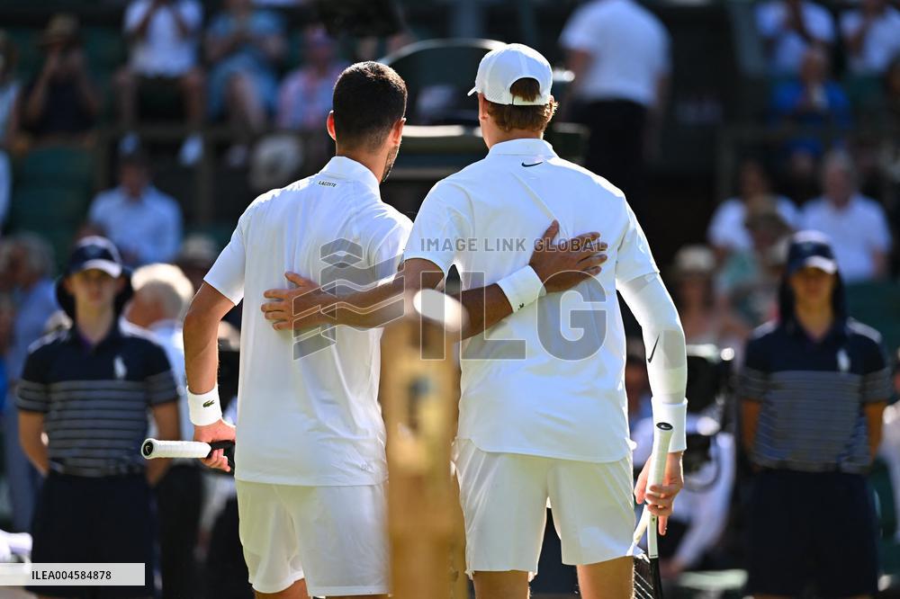 Wimbledon - Semi Final Round - Jannik Sinner vNovak Djokovic