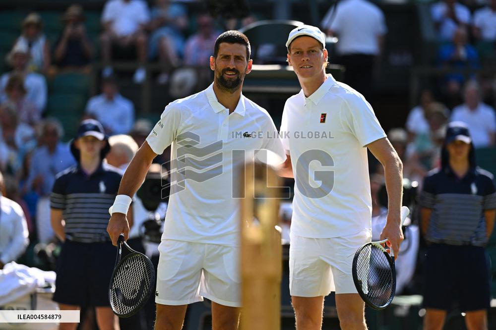 Wimbledon - Semi Final Round - Jannik Sinner vNovak Djokovic