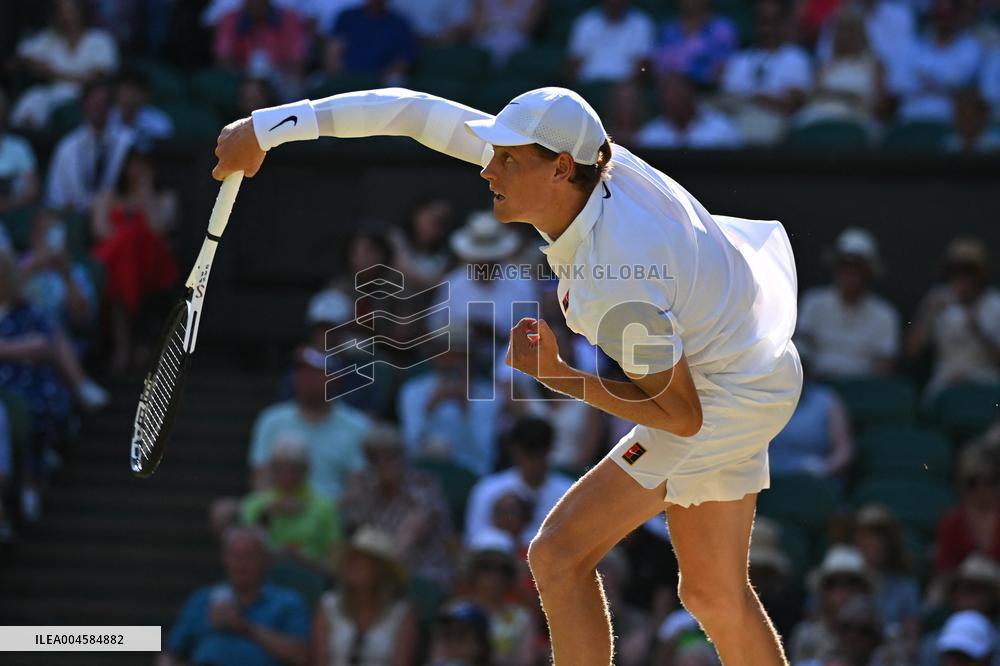 Wimbledon - Semi Final Round - Jannik Sinner vNovak Djokovic