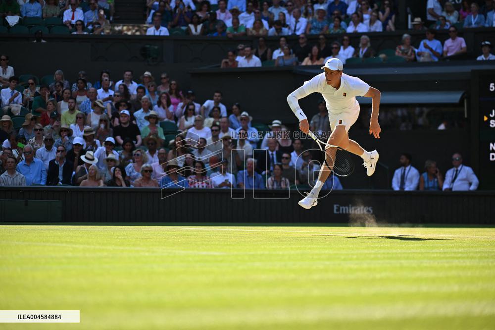 Wimbledon - Semi Final Round - Jannik Sinner vNovak Djokovic