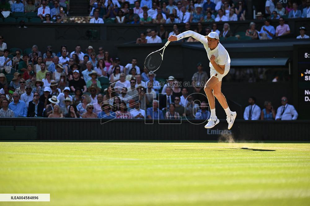 Wimbledon - Semi Final Round - Jannik Sinner vNovak Djokovic