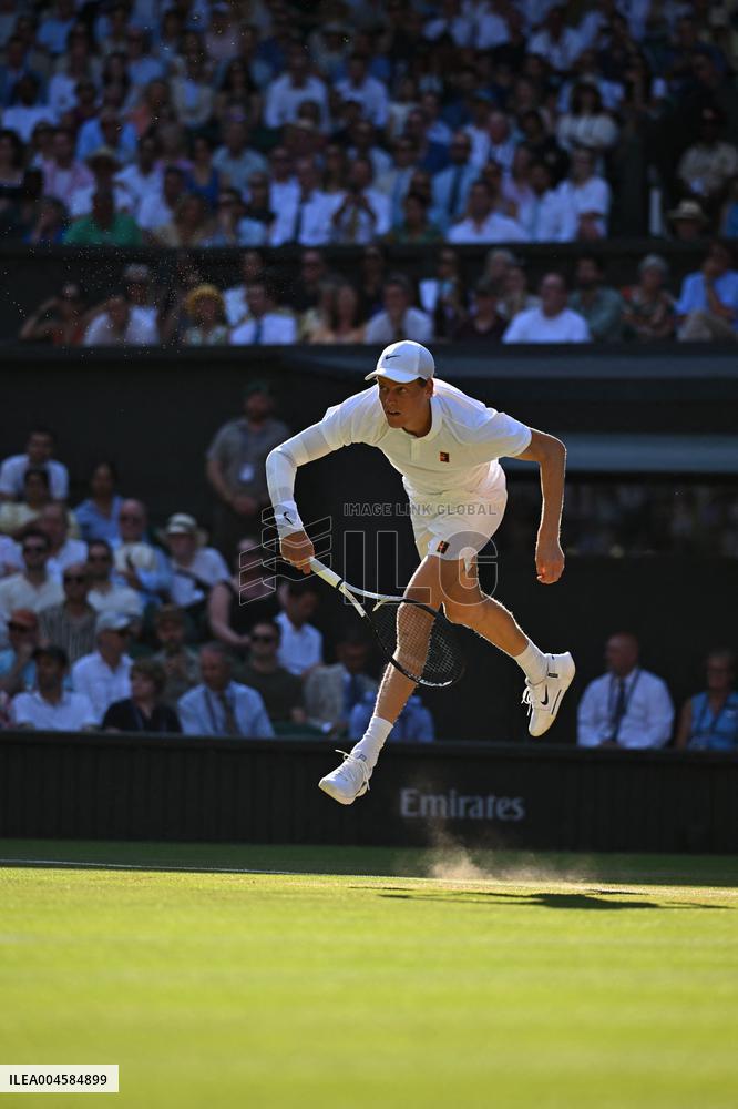 Wimbledon - Semi Final Round - Jannik Sinner vNovak Djokovic