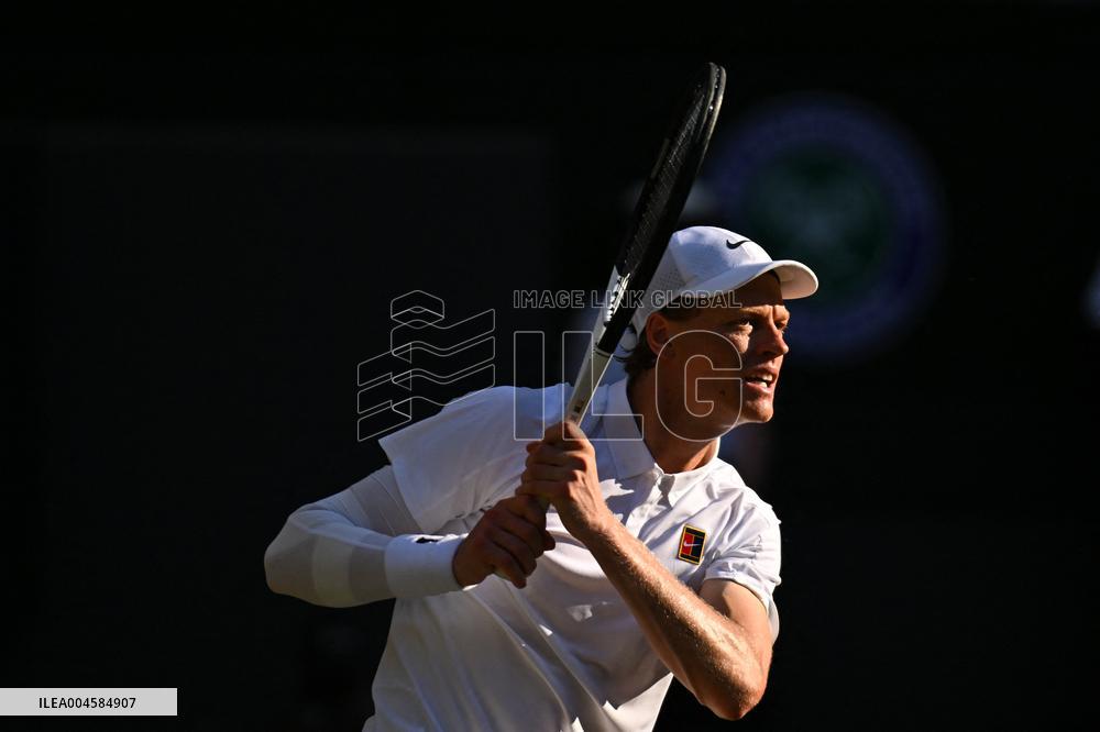 Wimbledon - Semi Final Round - Jannik Sinner vNovak Djokovic