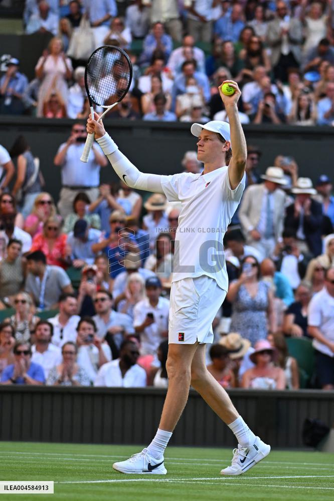Wimbledon - Semi Final Round - Jannik Sinner vNovak Djokovic