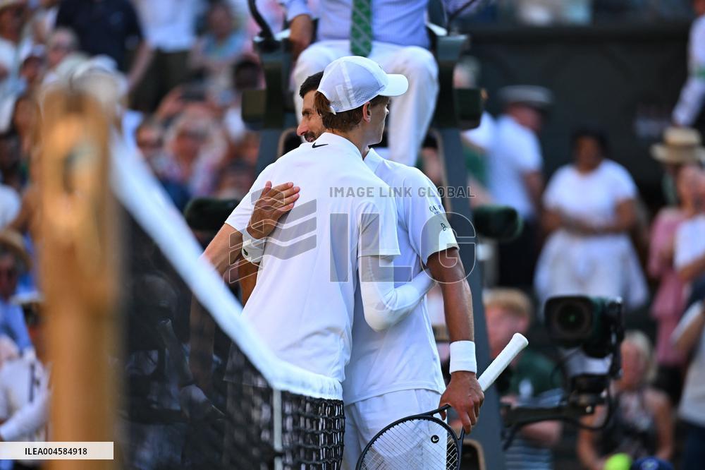 Wimbledon - Semi Final Round - Jannik Sinner vNovak Djokovic