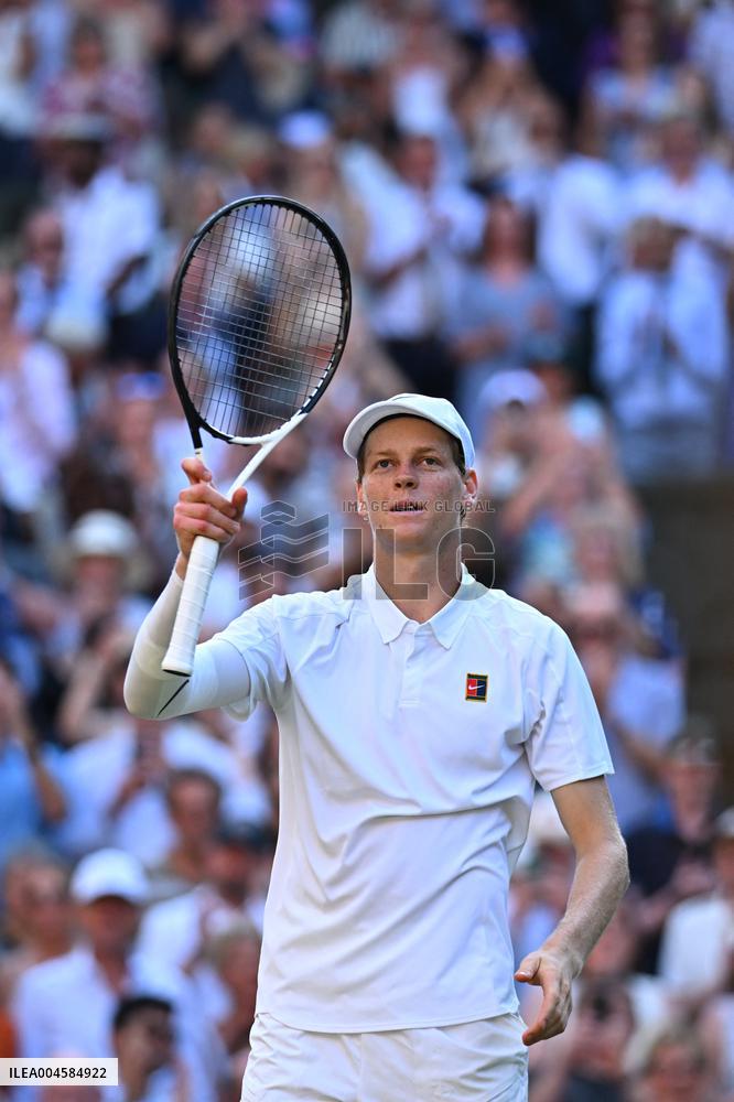Wimbledon - Semi Final Round - Jannik Sinner vNovak Djokovic