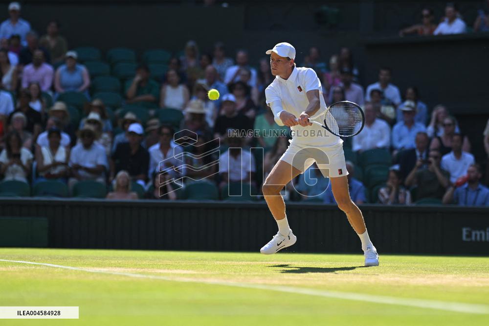 Wimbledon - Semi Final Round - Jannik Sinner vNovak Djokovic