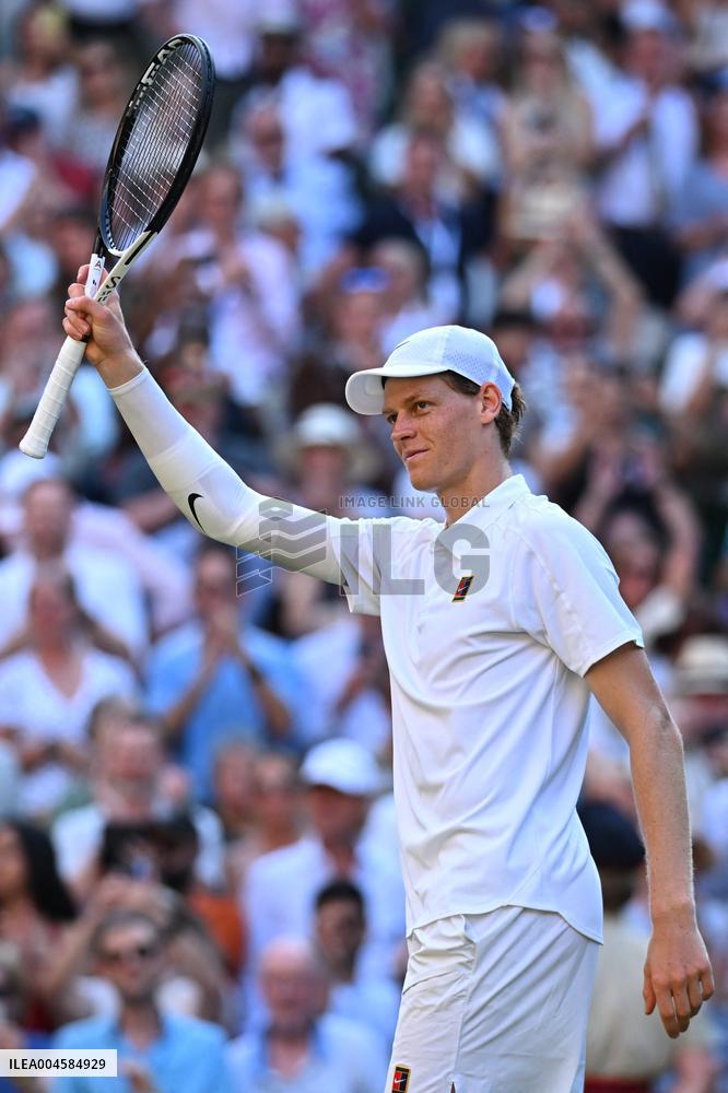 Wimbledon - Semi Final Round - Jannik Sinner vNovak Djokovic