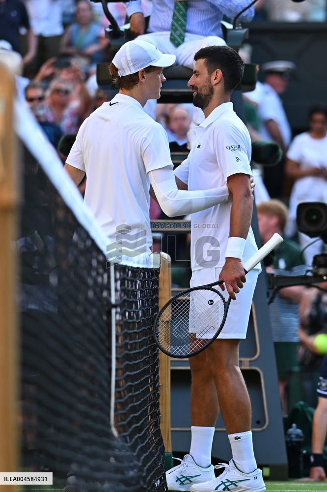 Wimbledon - Semi Final Round - Jannik Sinner vNovak Djokovic