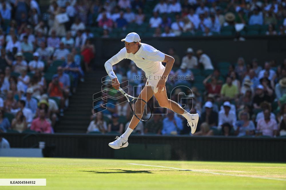 Wimbledon - Semi Final Round - Jannik Sinner vNovak Djokovic