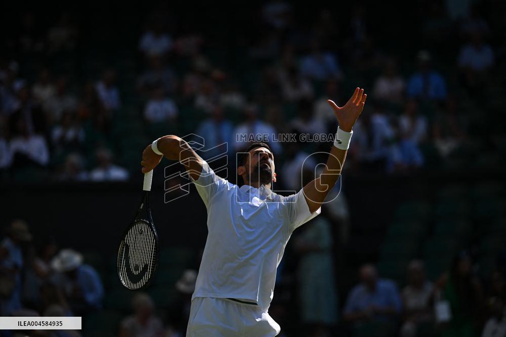 Wimbledon - Semi Final Round - Jannik Sinner vNovak Djokovic