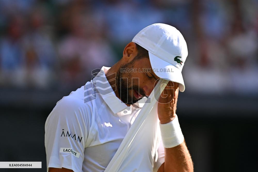Wimbledon - Semi Final Round - Jannik Sinner vNovak Djokovic