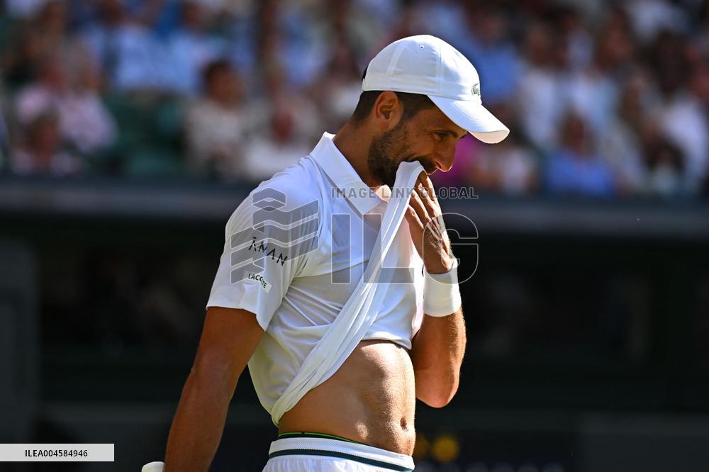 Wimbledon - Semi Final Round - Jannik Sinner vNovak Djokovic