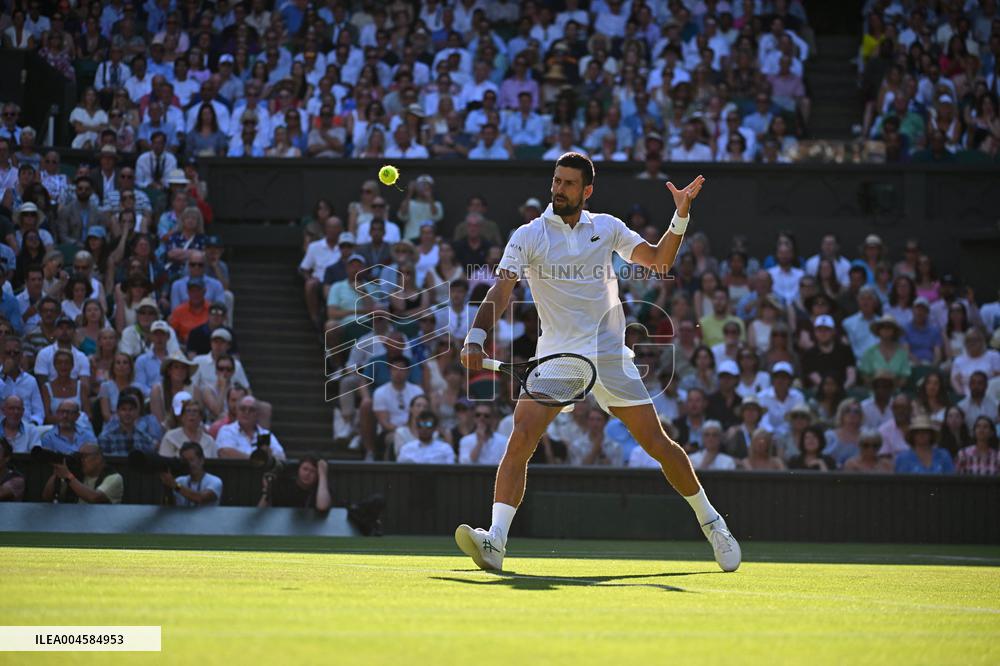 Wimbledon - Semi Final Round - Jannik Sinner vNovak Djokovic